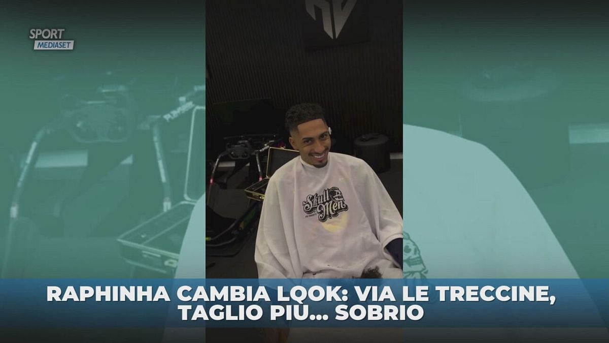 Raphinha cambia look