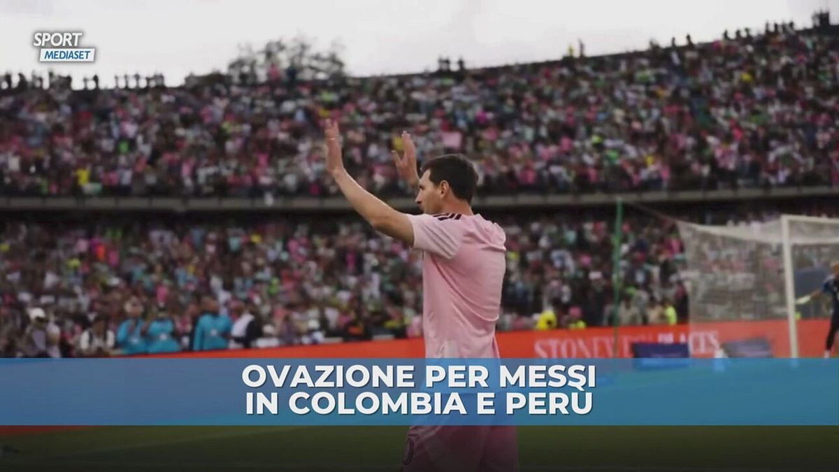 Grande acclamazione per Messi in Colombia e Perù