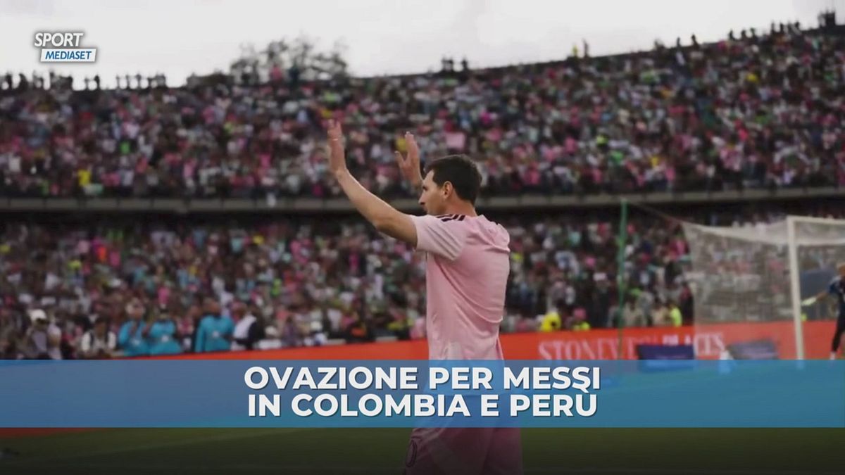 Grande acclamazione per Messi in Colombia e Perù