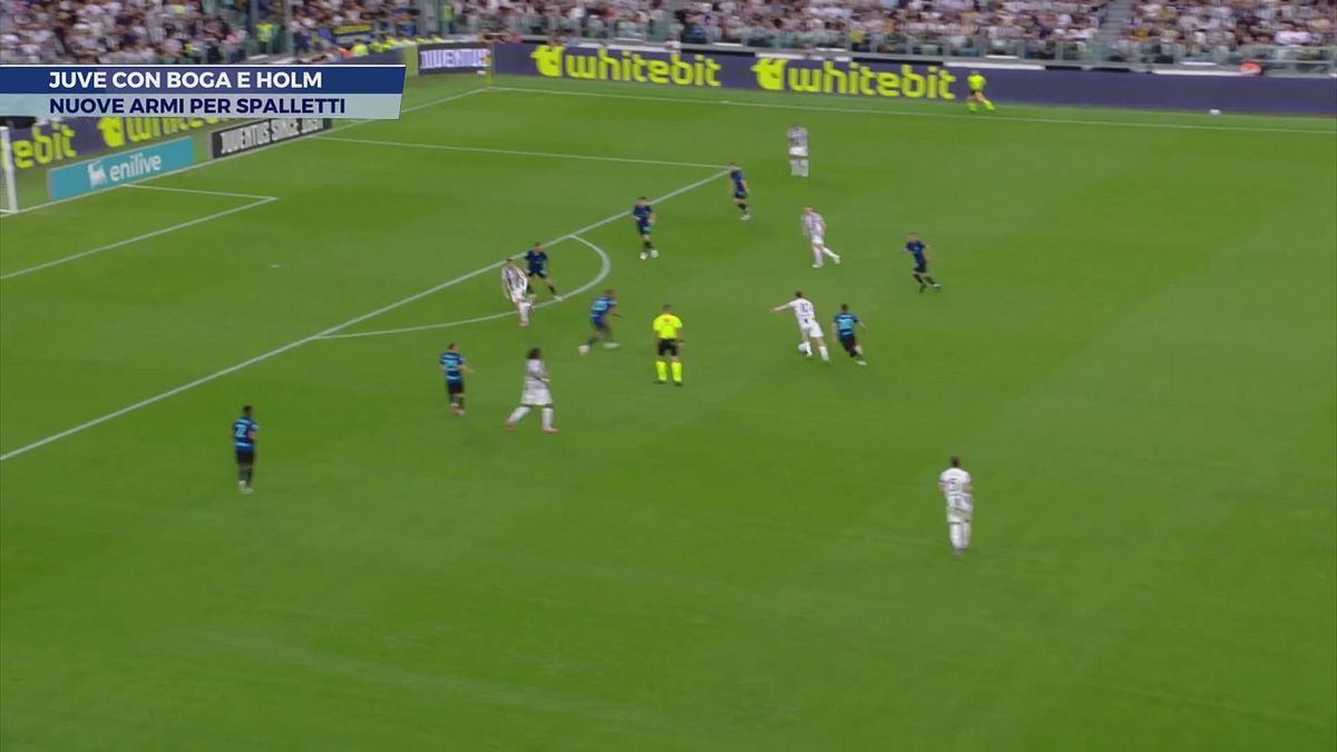 Juve con Boga e Holm