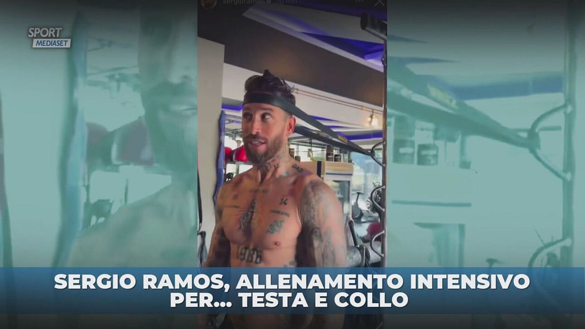 Ramos, ma che allenamento è?