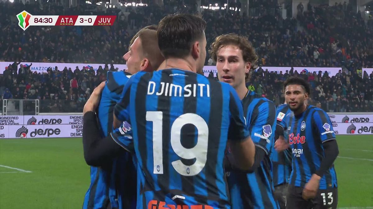 Pašalic entra e segna il tris, Atalanta-Juventus 3-0