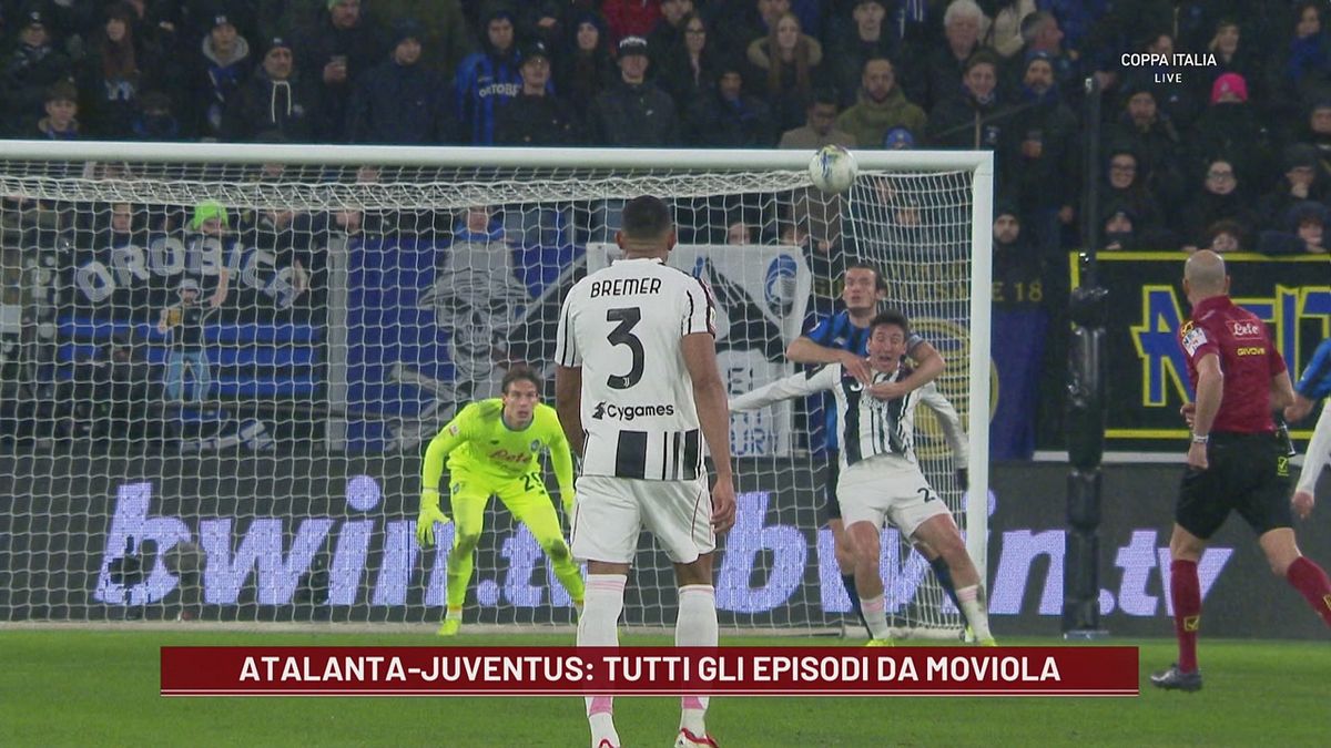 Moviola Atalanta-Juve: "C'è un rigore su Cambiaso?"