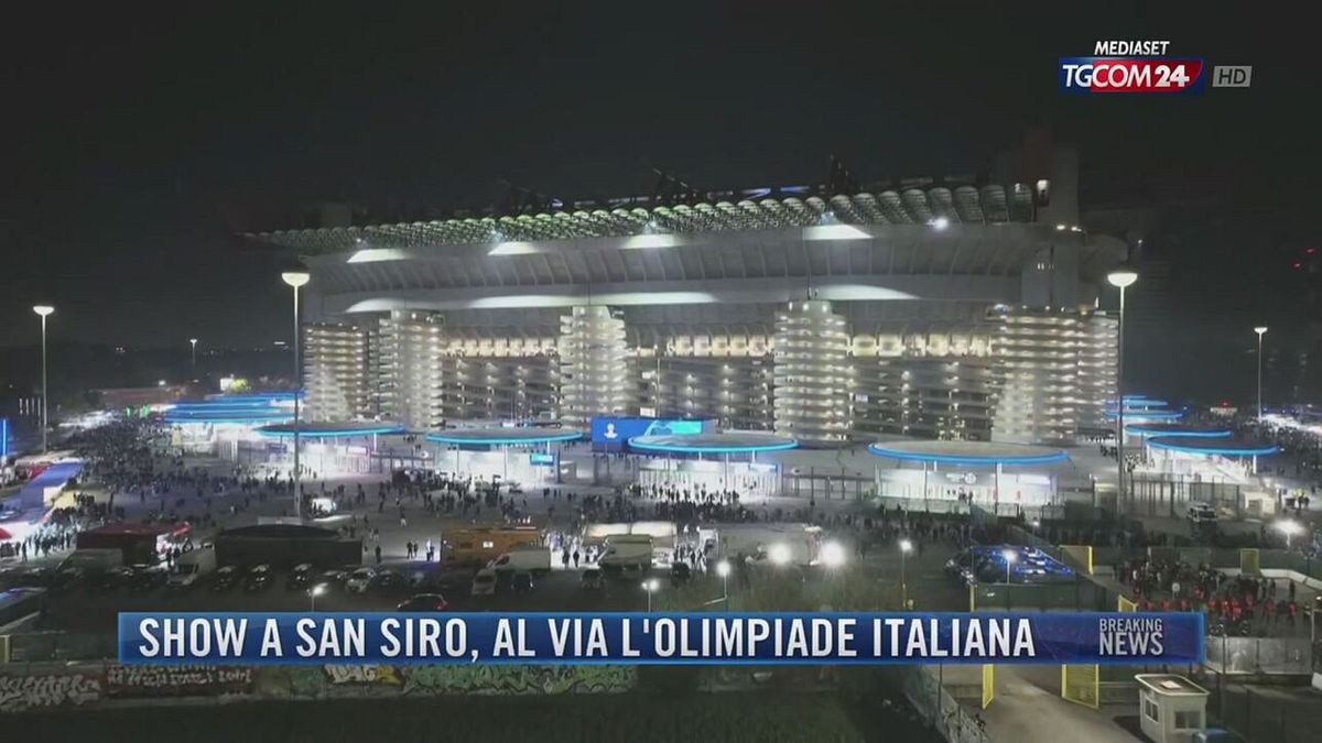 Breaking News delle 21.30 | Show a San Siro, al via l'Olimpiade italiana
