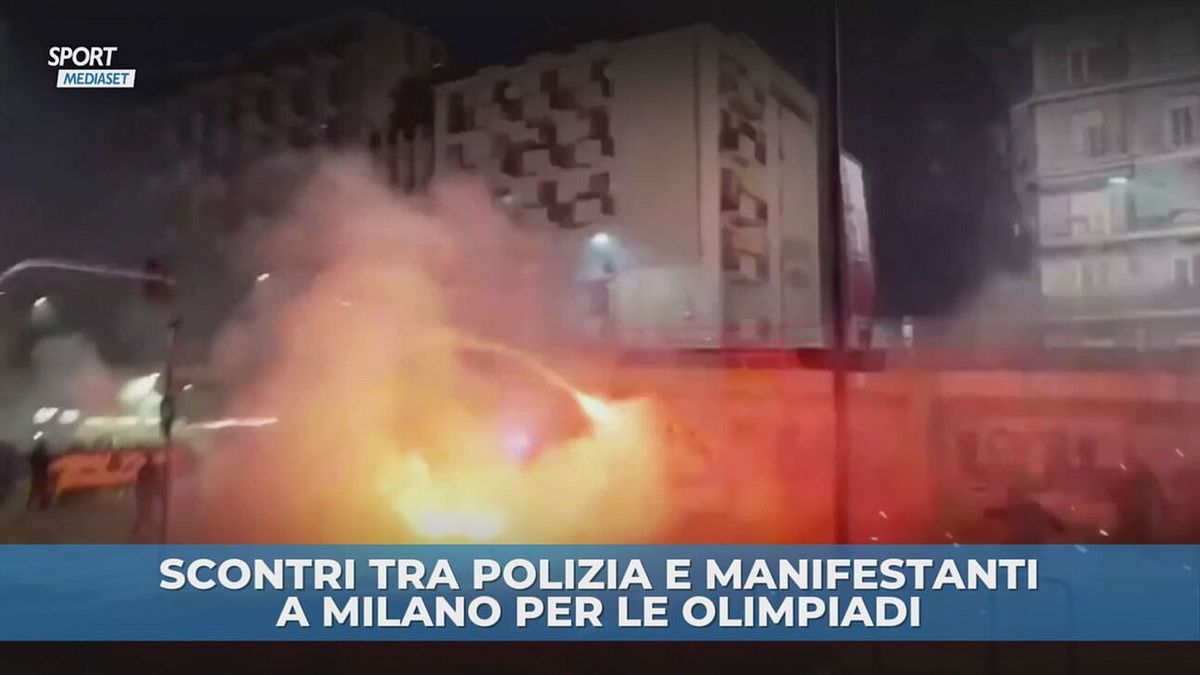 Scontri a Milano tra Polizia e manifestanti