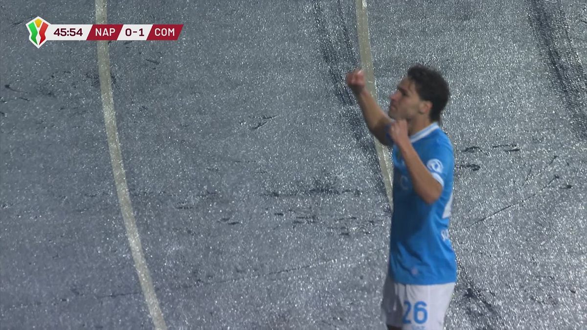 46' | Gol di Vergara (Napoli-Como 1-1)