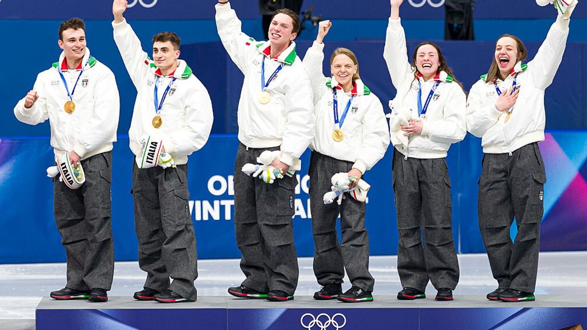 Elisa CONFORTOLA, Arianna FONTANA, Pietro SIGHEL e Thomas NADALINI: short track staffetta mista, oro