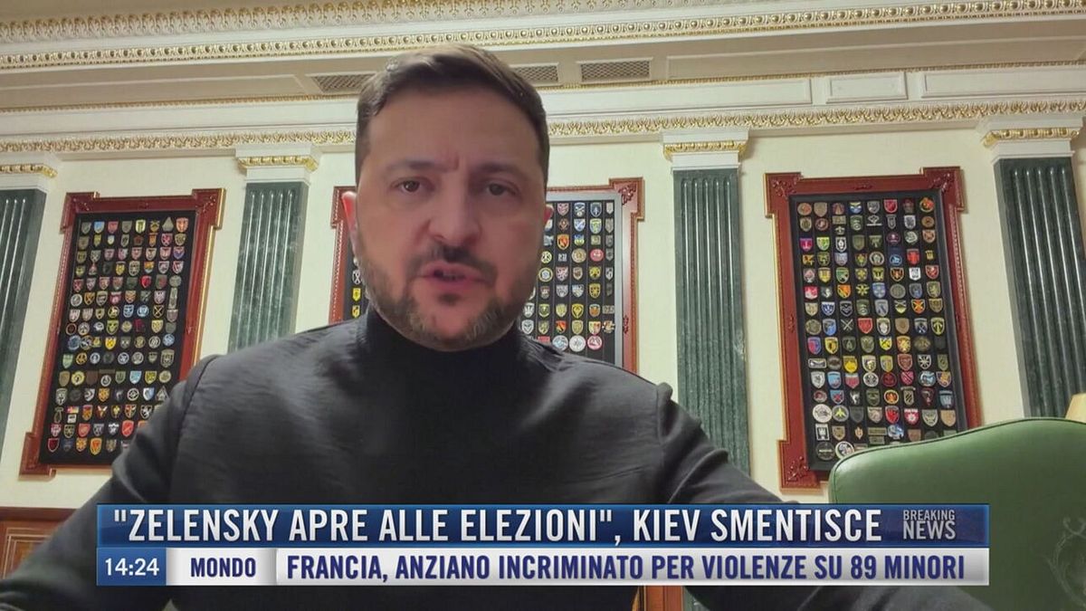 Breaking News delle 14.00 | "Zelensky apre alle elezioni", Kiev smentisce