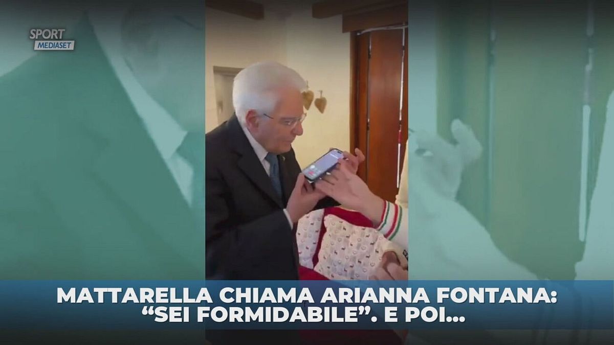 Mattarella chiama Arianna Fontana
