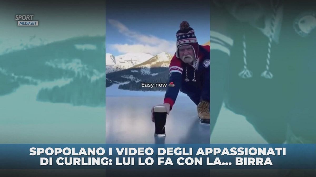 Curling con la birra