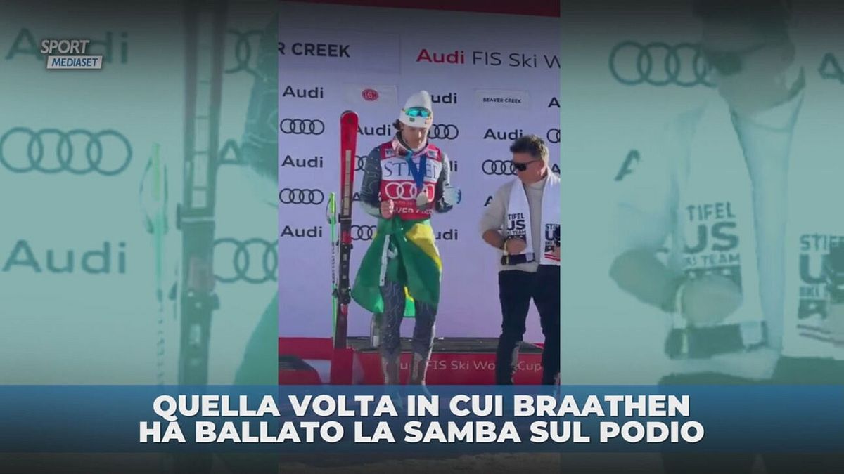Quando Braathen ha ballato la samba sul podio