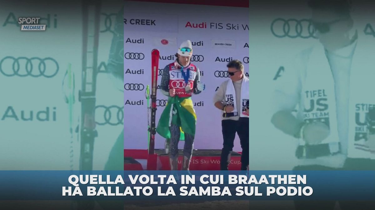 Quando Braathen ha ballato la samba sul podio