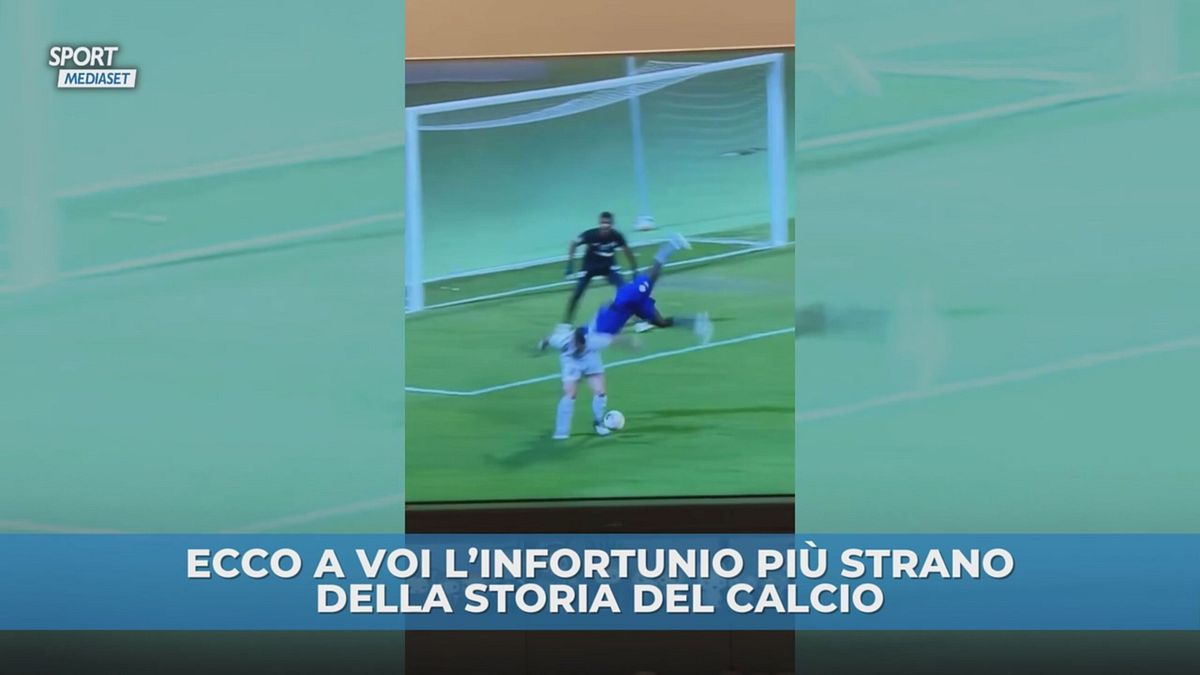 È l'infortunio più incredibile di sempre?