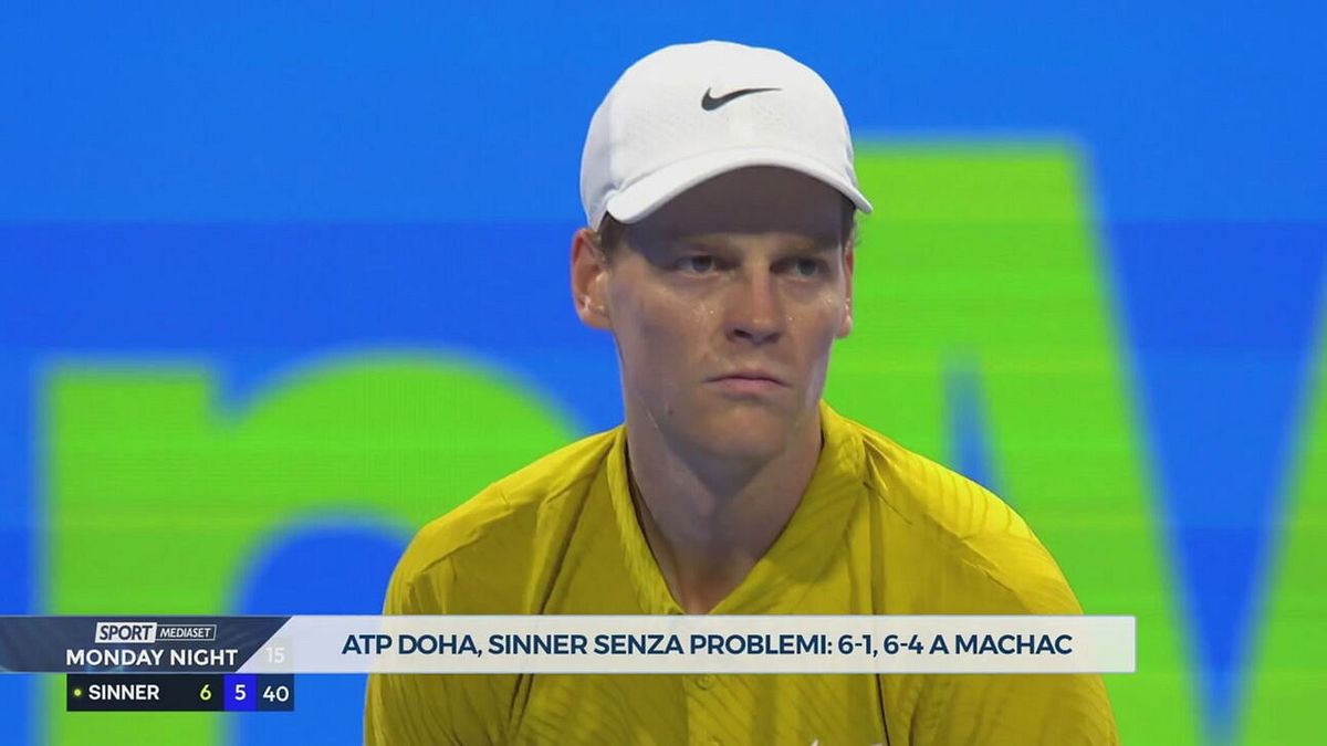 Sinner, buon esordio all'ATP