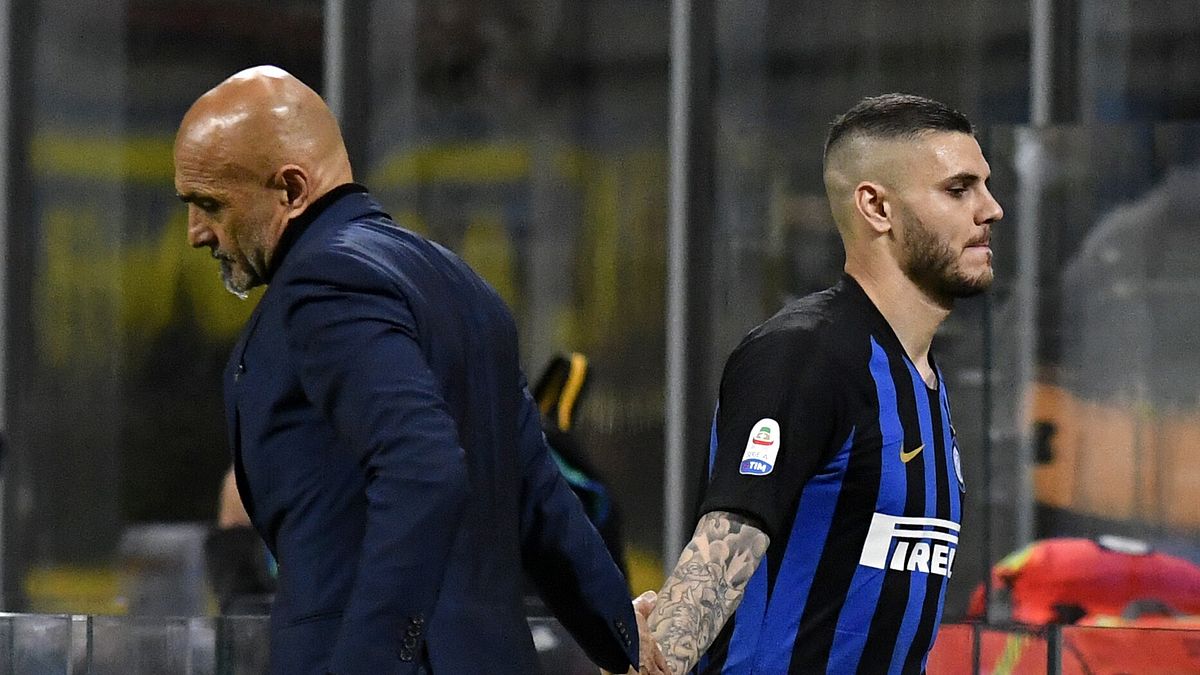 Spalletti e Icardi ai tempi dell'Inter