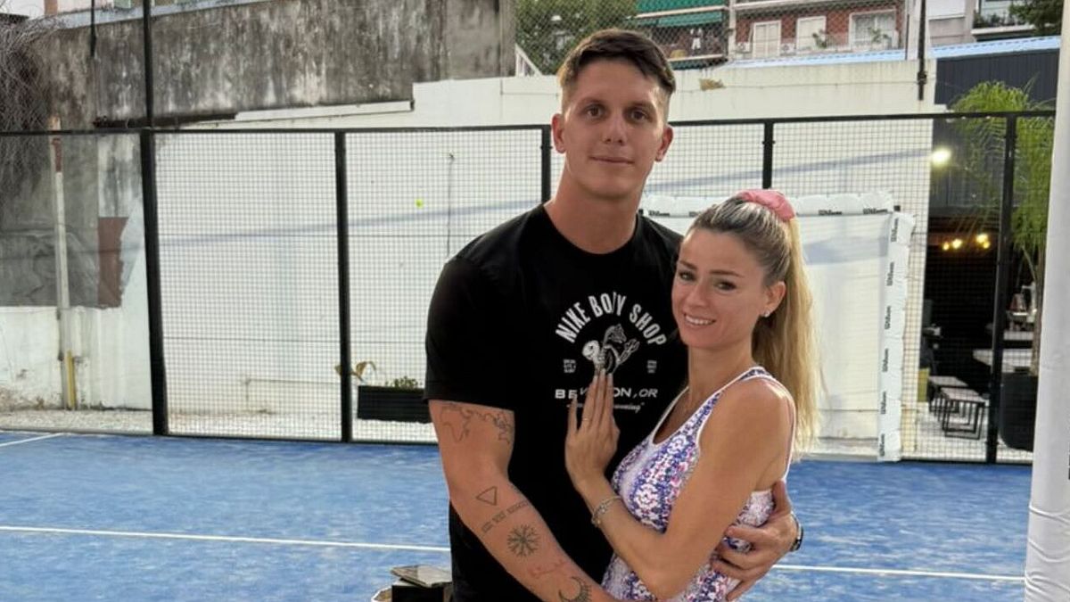 Una foto di Camila Giorgi e Andreas Ignacio Pasutti