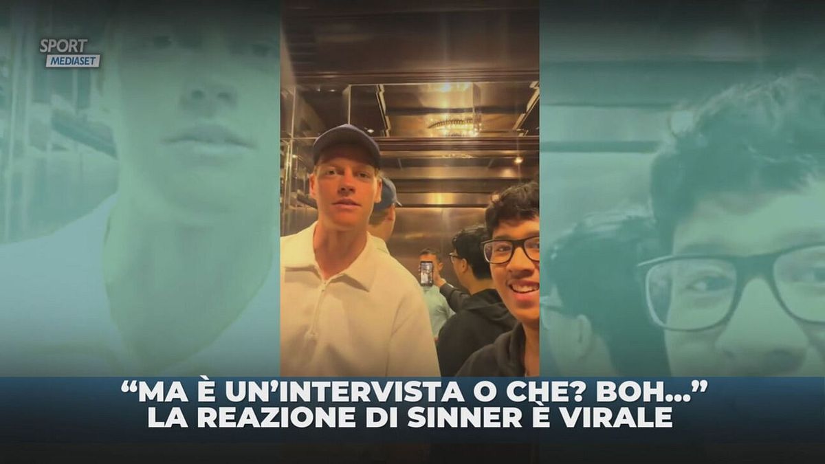 Sinner, che imbarazzo