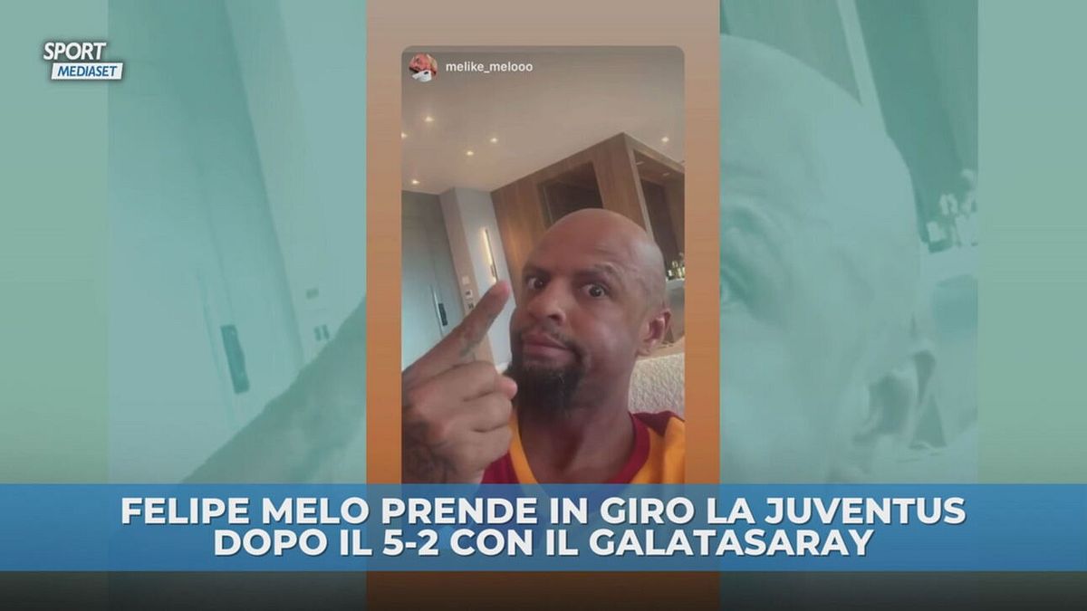 Felipe Melo prende in giro la Juve