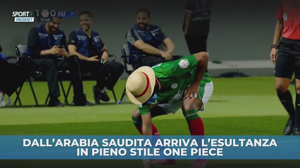 Dall'Arabia l'esultanza in pieno stile One Piece