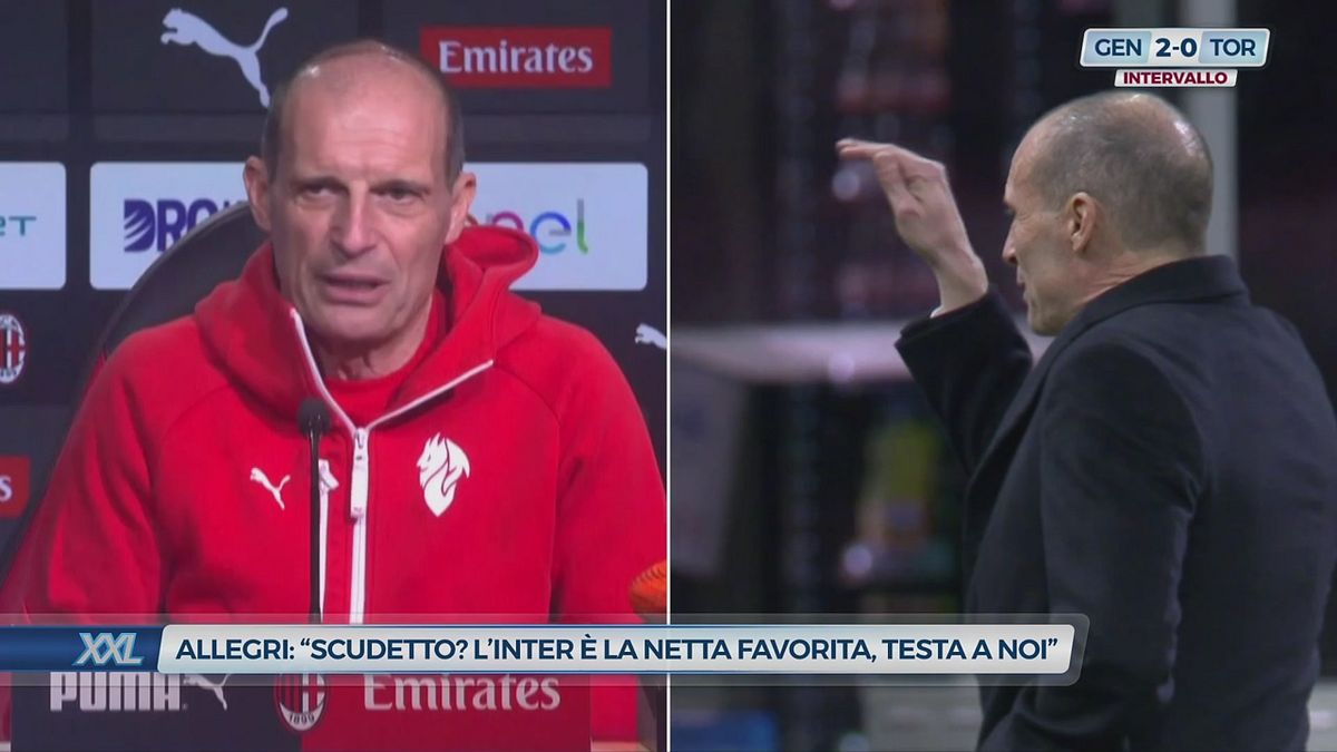 Allegri: "Scudetto? L'Inter è la netta favorita, testa a noi"