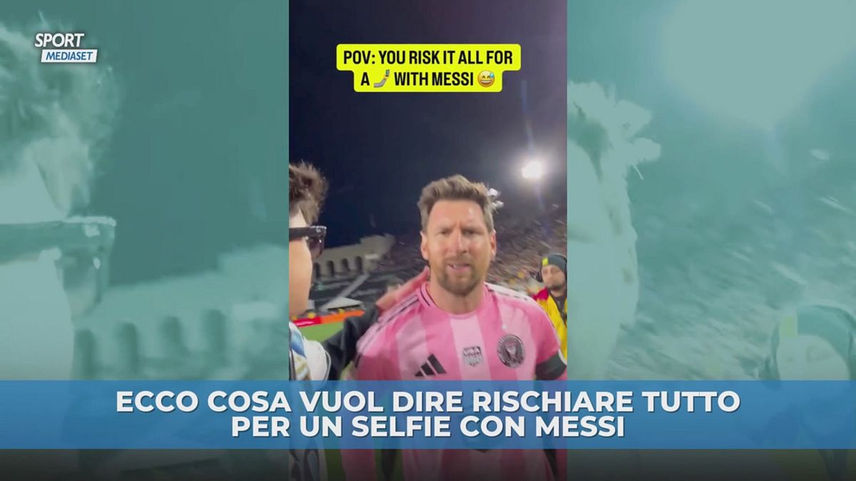 Ecco cosa vuol dire farsi un selfie con Messi