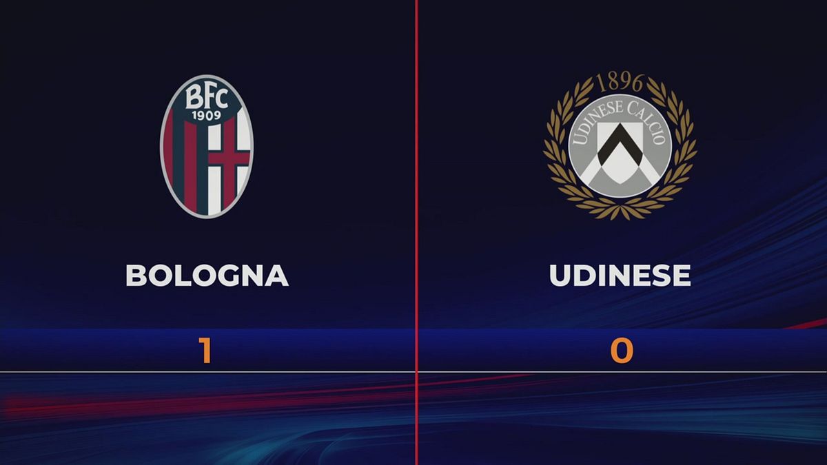 Bologna-Udinese 1-0: gli highlights