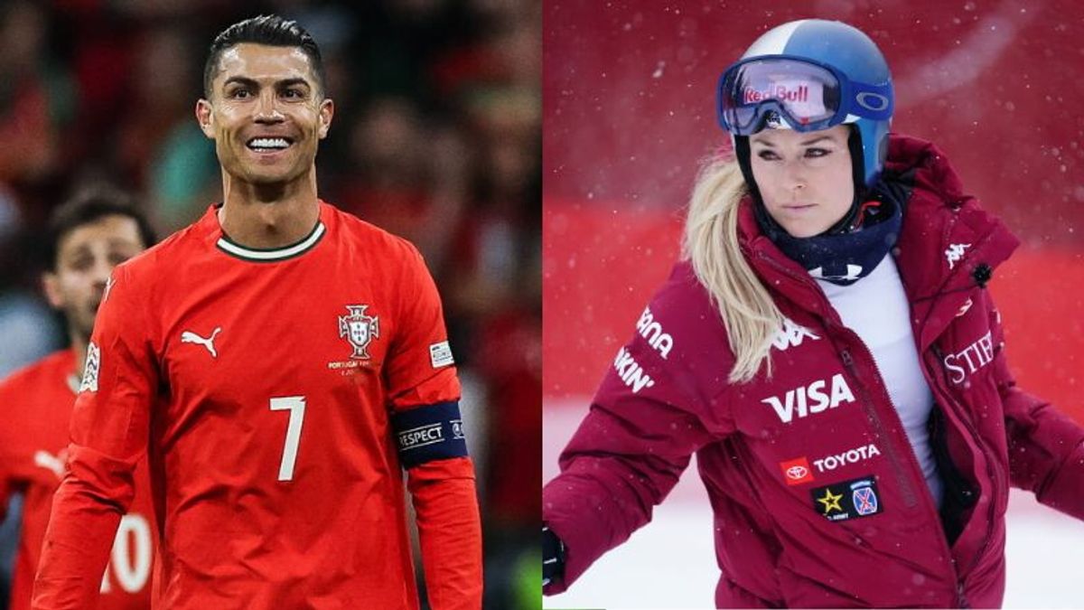  Cristiano Ronaldo e Lindsey Vonn