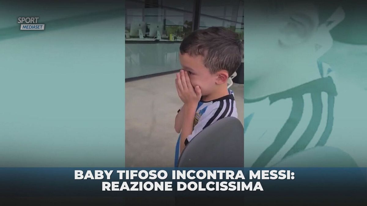 Messi e il baby tifoso