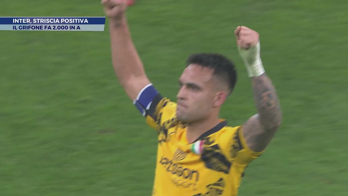 Inter, striscia positiva