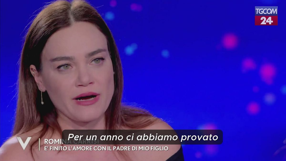Romina Carrisi: "È finito l'amore con il padre di mio figlio"