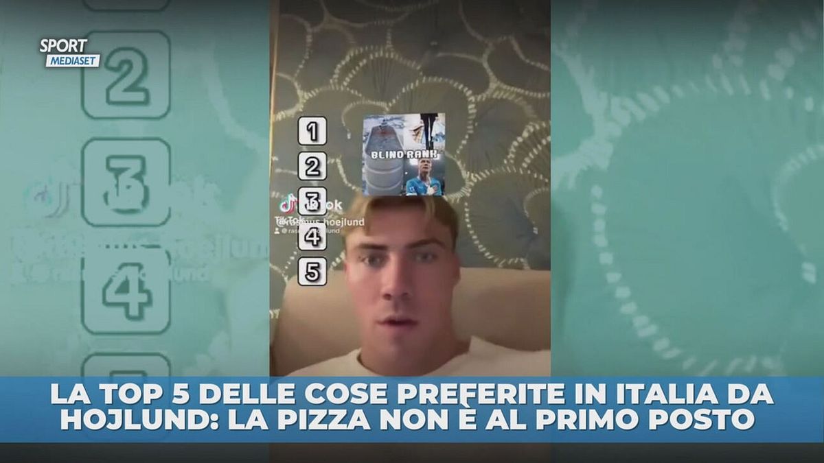 Hojlund e… la pizza