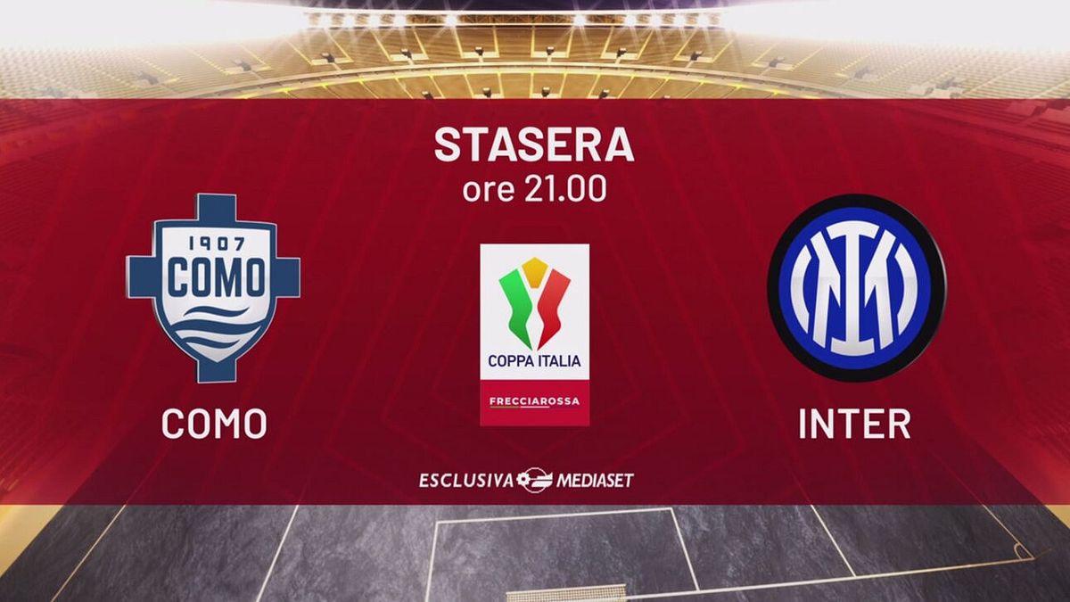 Como-Inter: martedì 3 marzo alle 21.00 su Canale 5