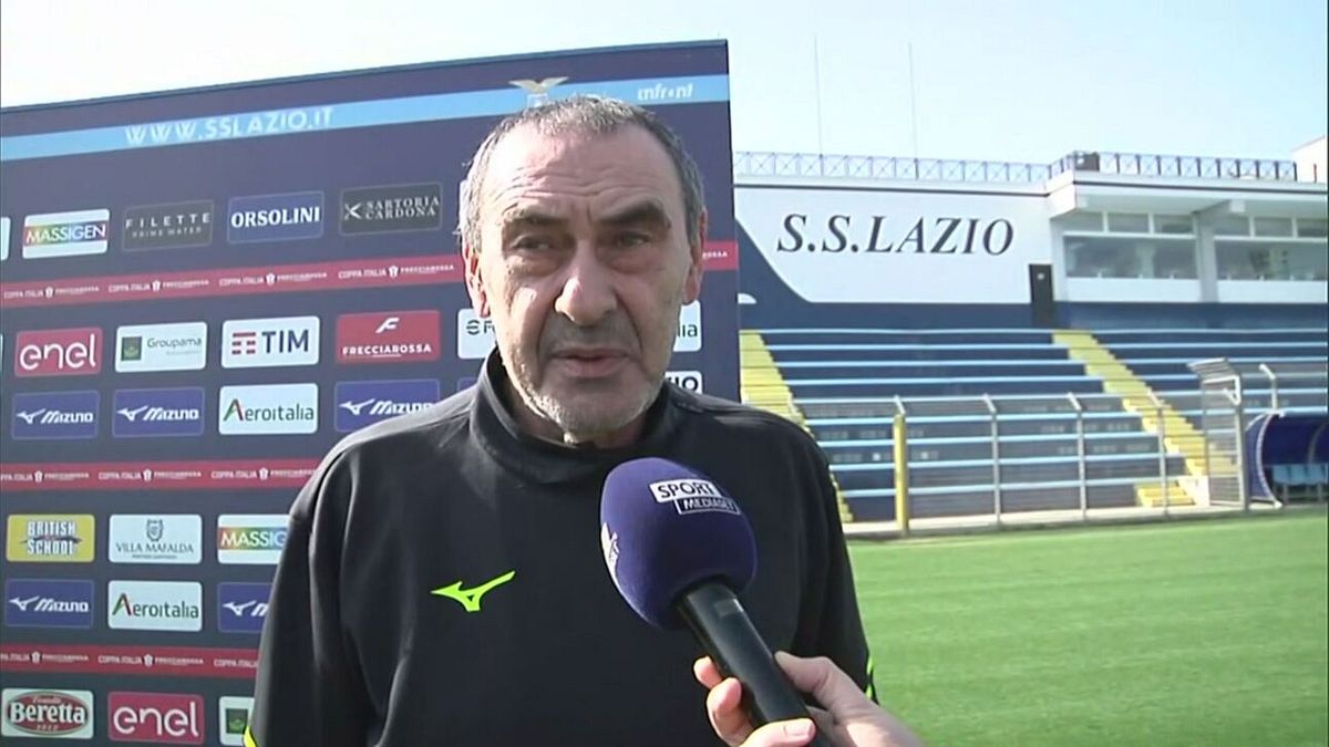 Sarri: "Qui con orgoglio, mettiamolo in campo"