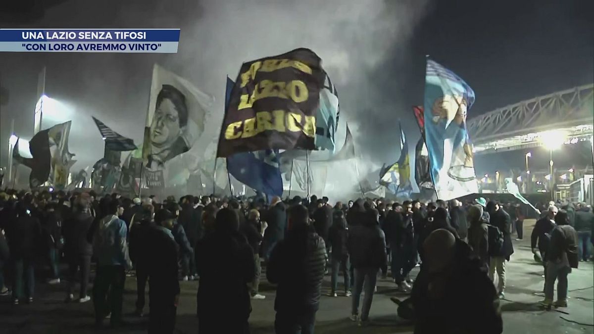 Una Lazio senza tifosi