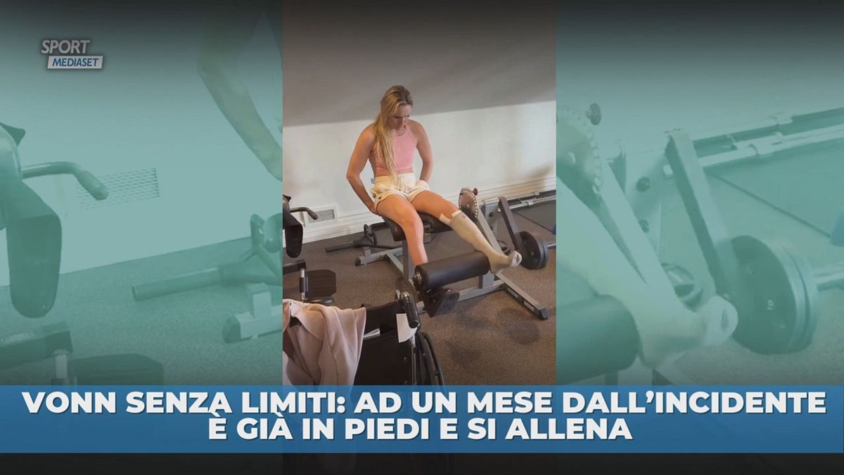 Vonn infinita: in piedi un mese dopo la caduta