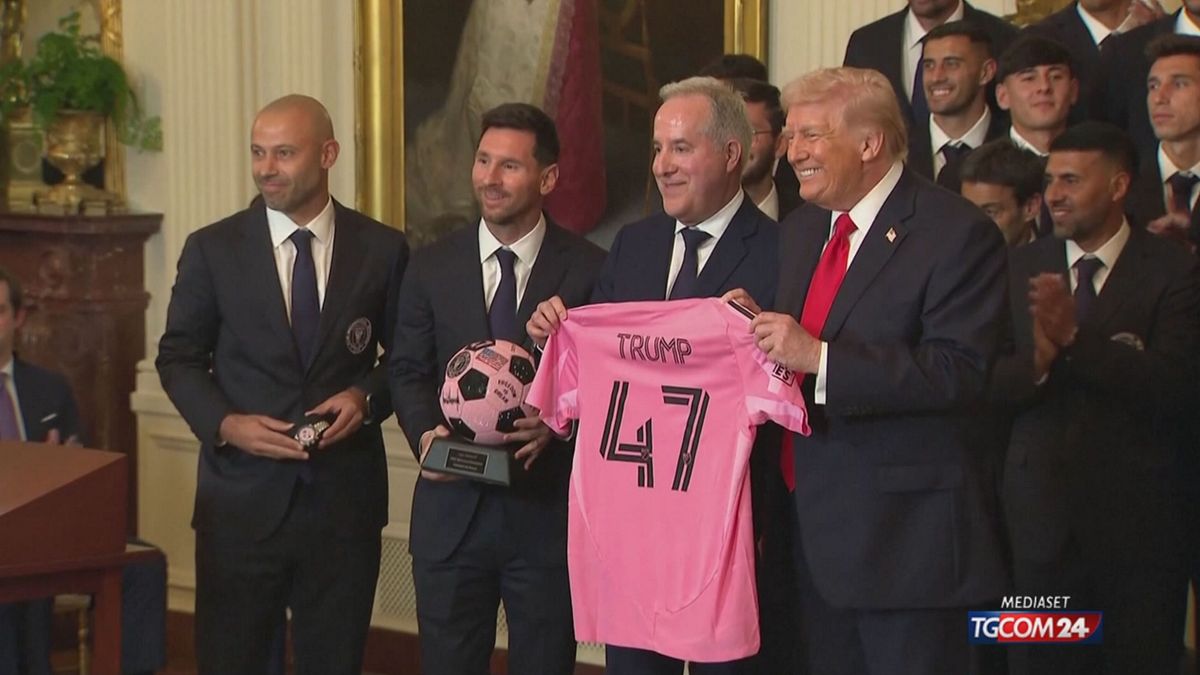 Trump riceve Messi e l'Inter Miami alla Casa Bianca