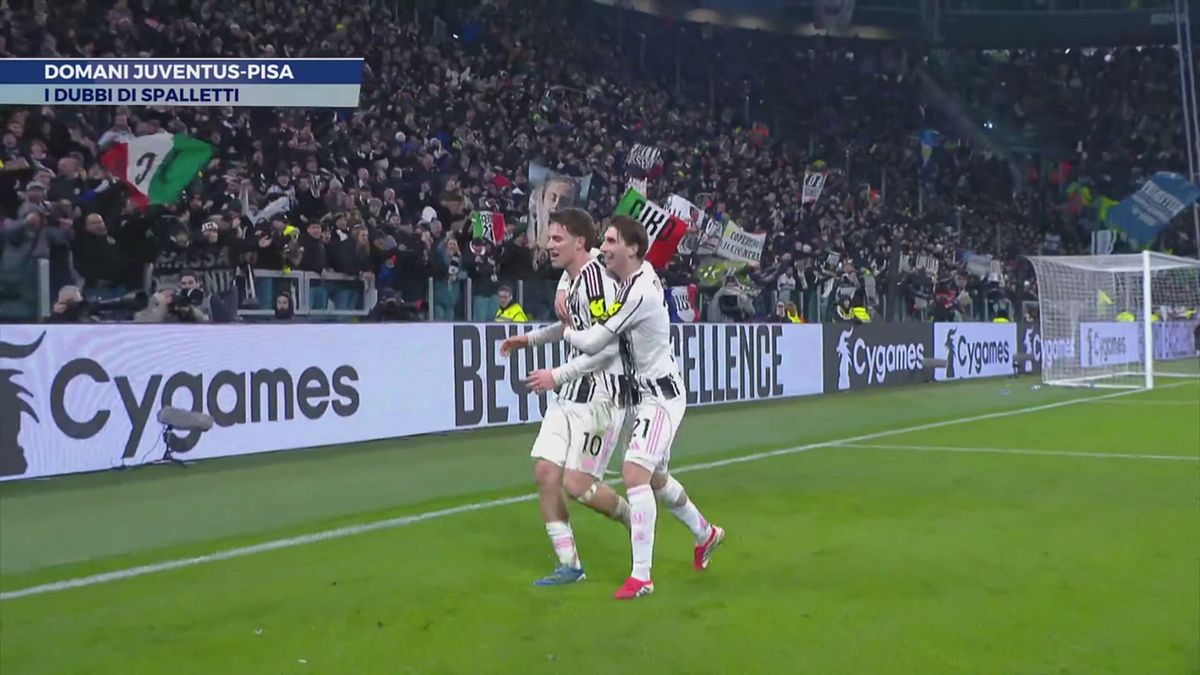 Domani Juventus-Pisa