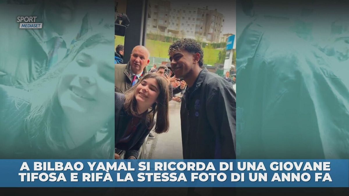 Il clamoroso gesto di Yamal a Bilbao