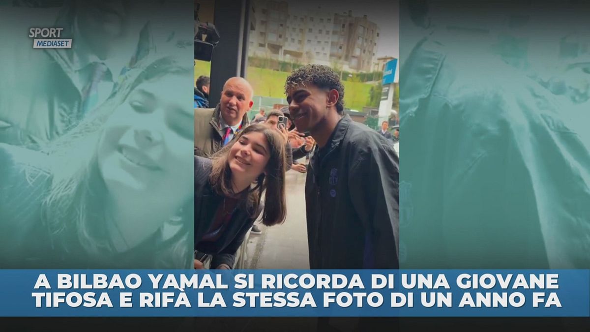 Il clamoroso gesto di Yamal a Bilbao