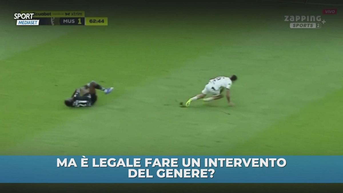 Ma si può fare un fallo così?