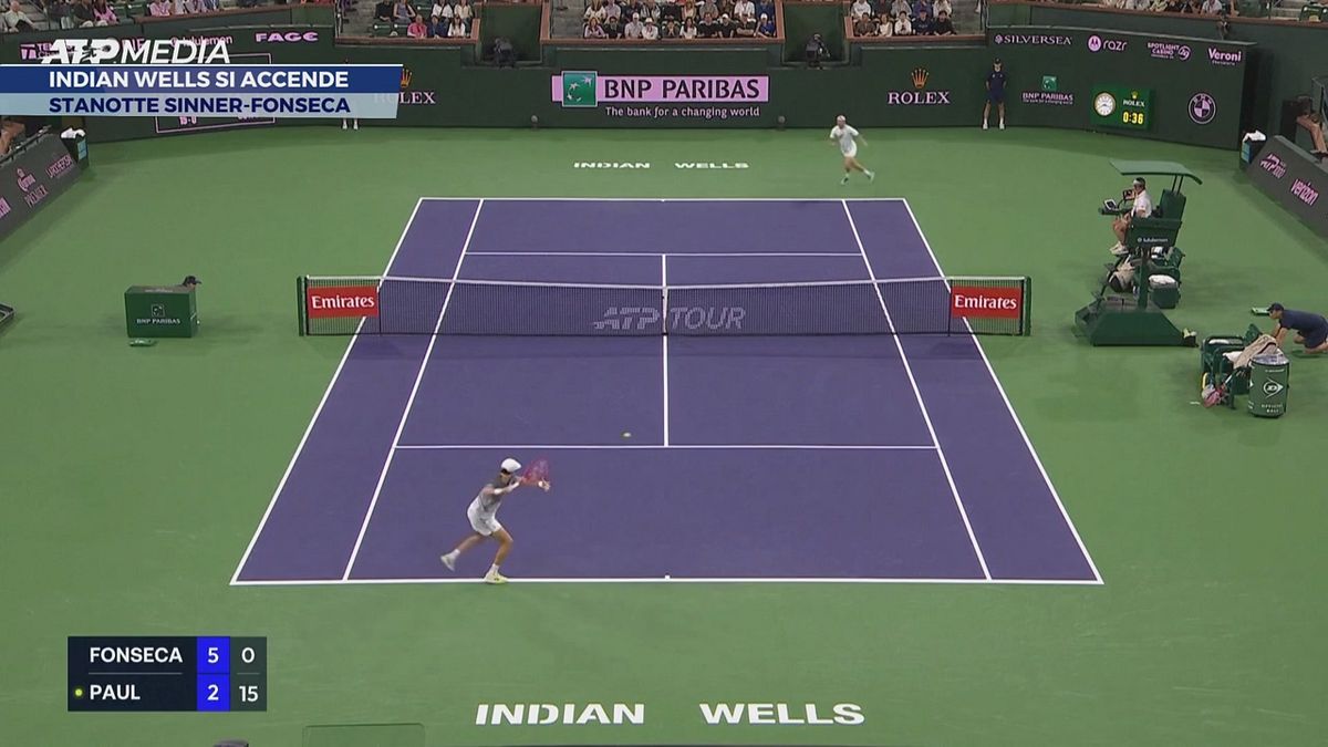 Indian Wells si accende