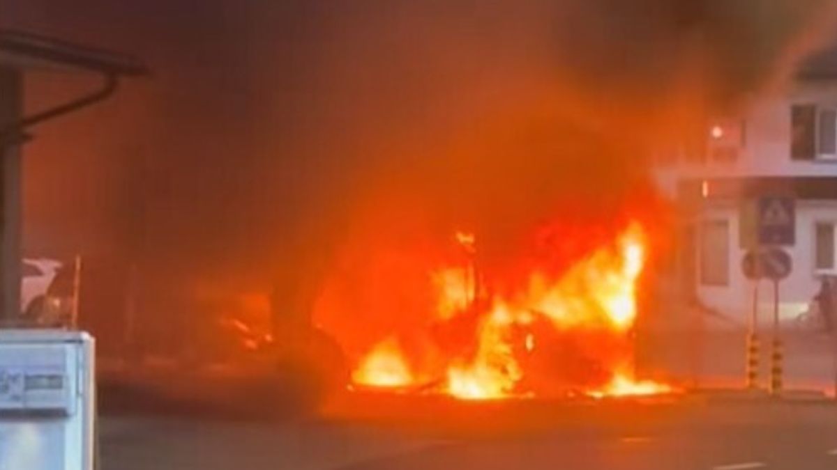 Bus a fuoco in Svizzera, le prime immagini