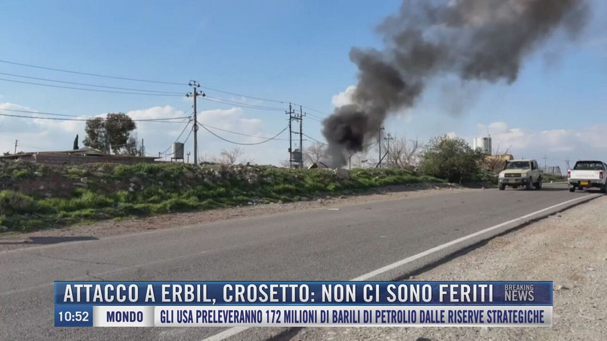 Breaking News delle 11.00 | Attacco a Erbil, Crosetto: non ci sono feriti