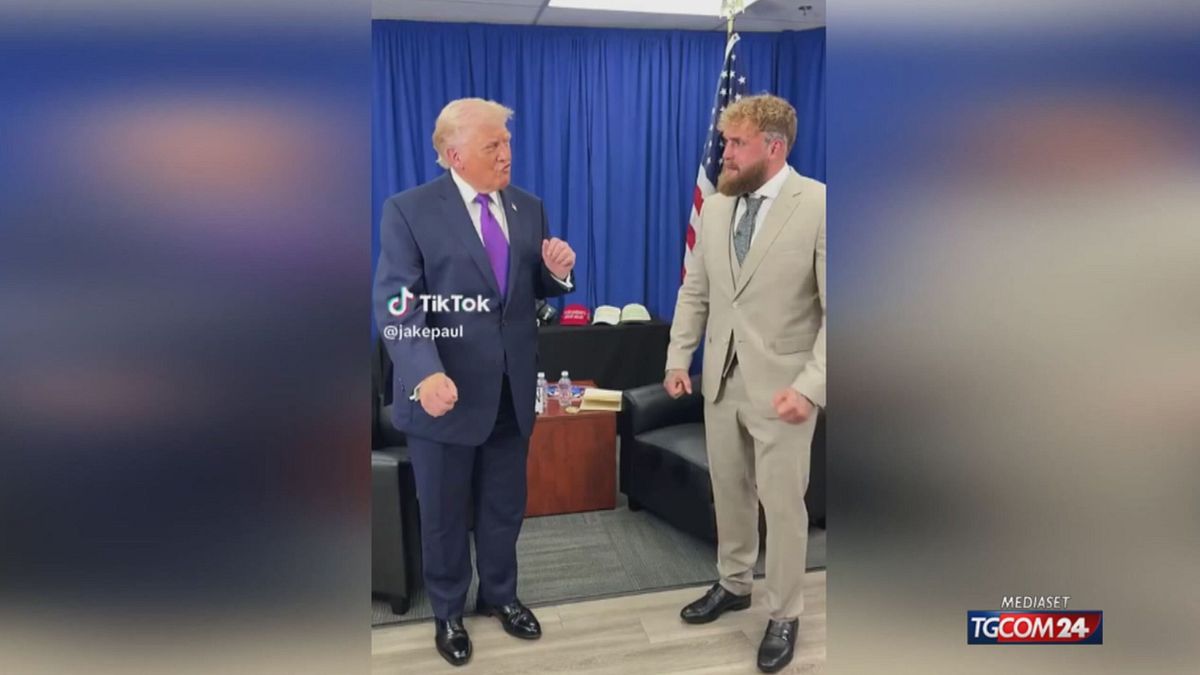 Trump balla con lo youtuber e pugile Jake Paul