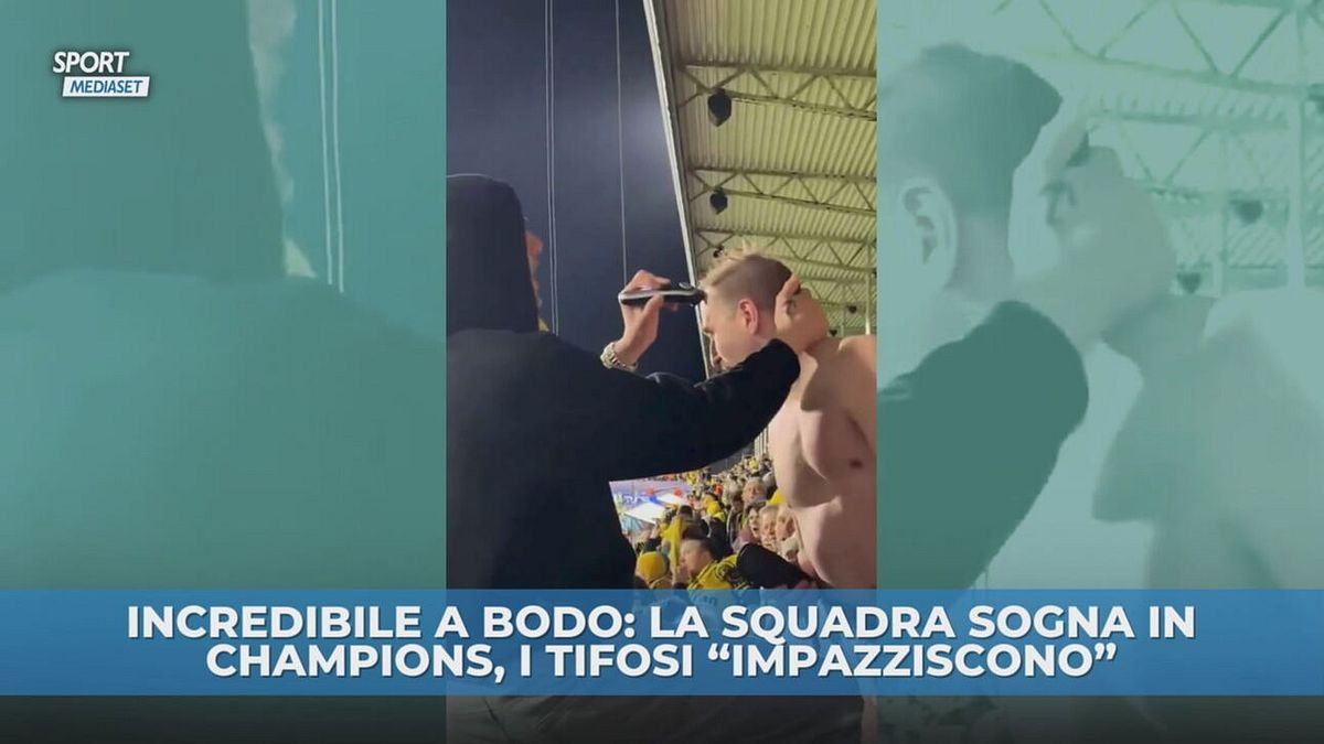 Follia totale in tribuna del Bodo