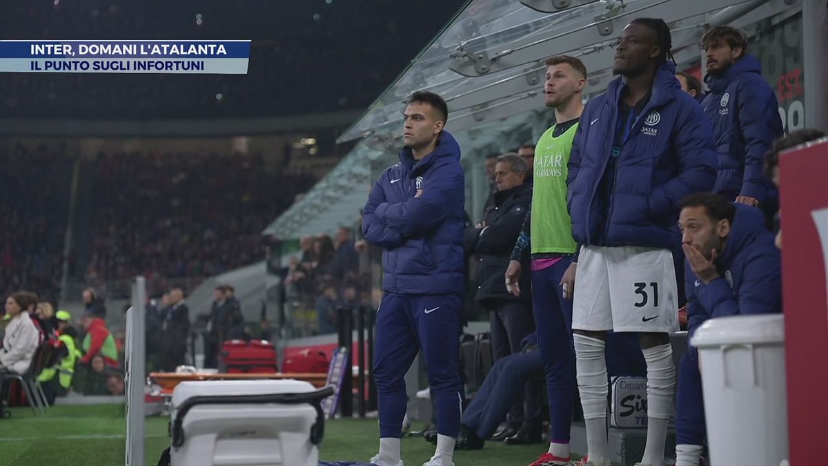 Inter, domani l'Atalanta