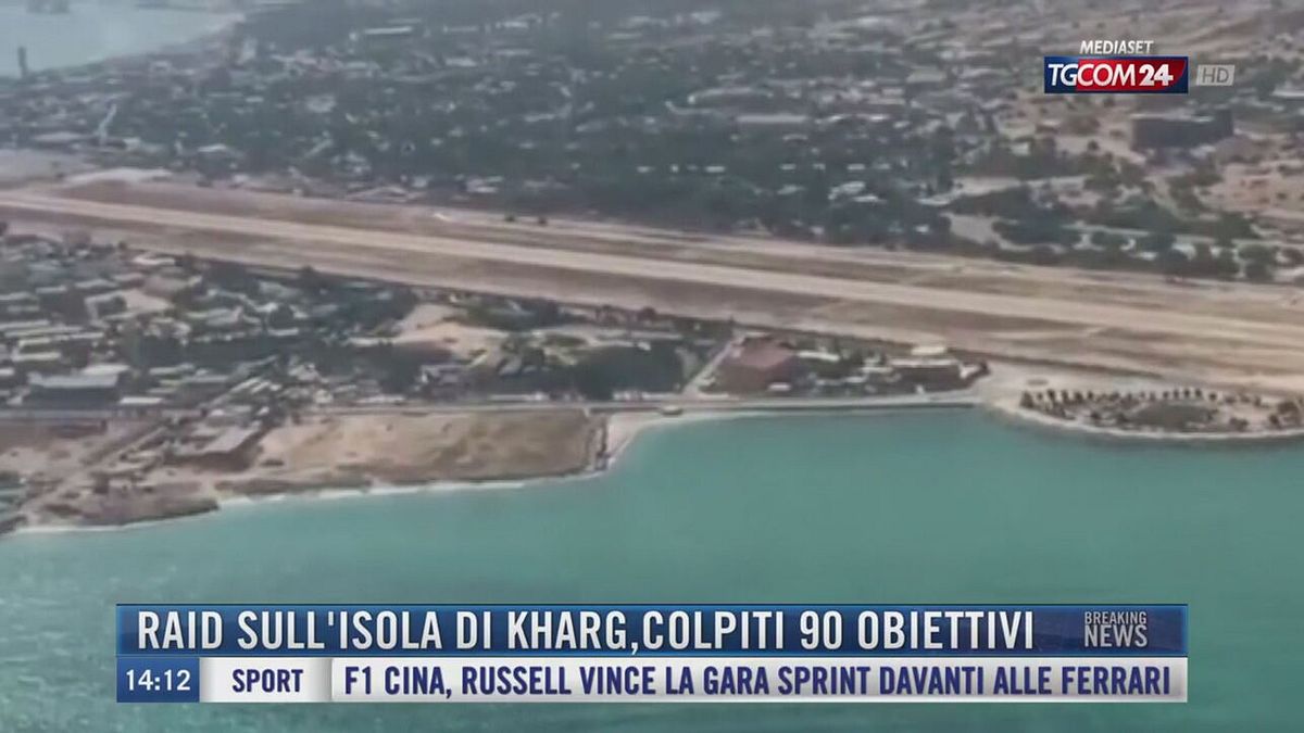 Breaking News delle 14.00 | Raid sull'isola di Kharg, colpiti 90 obiettivi