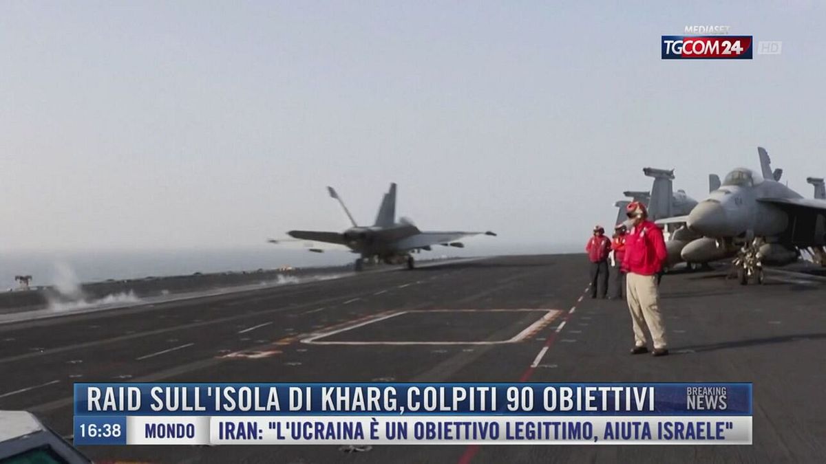 Breaking News delle 16.00 | Raid sull'isola di Kharg, colpiti 90 obiettivi
