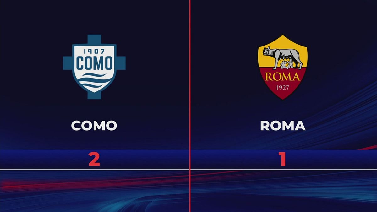 Como-Roma 2-1: gli highlights