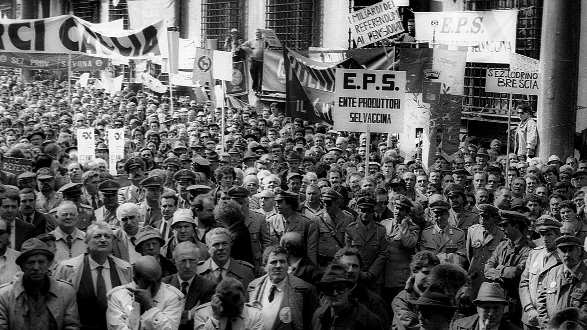 Manifestazione di cacciatori 